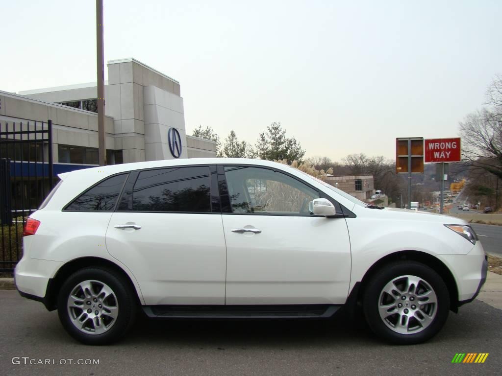 2007 MDX Technology - Aspen White Pearl / Parchment photo #3