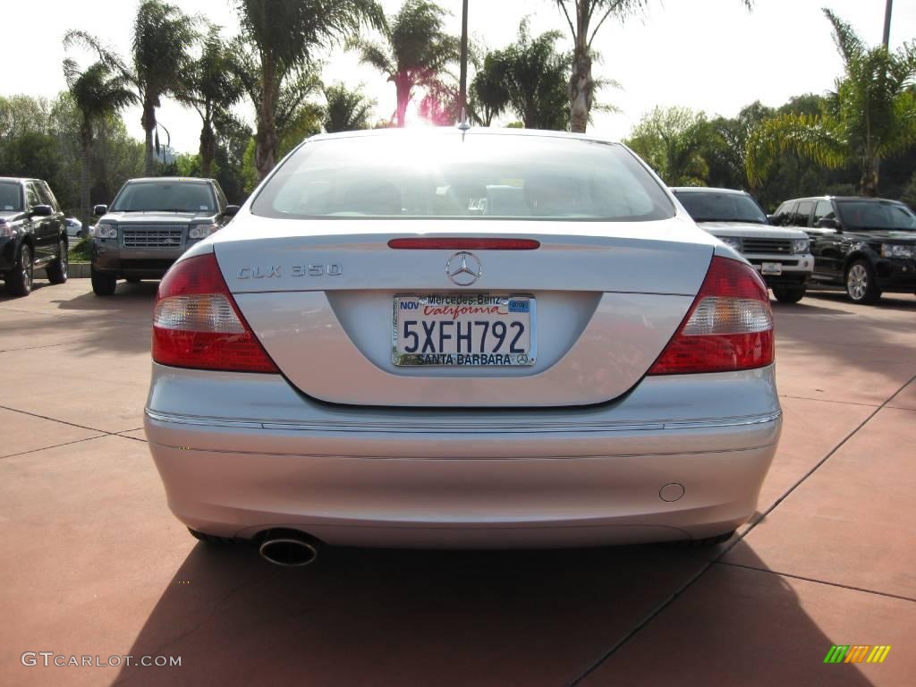 2007 CLK 350 Coupe - Iridium Silver Metallic / Black photo #9