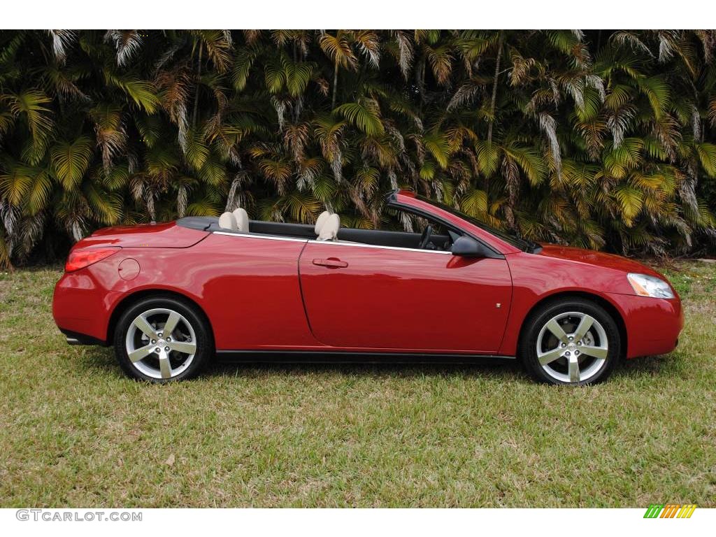 2007 G6 GT Convertible - Crimson Red / Light Taupe photo #4