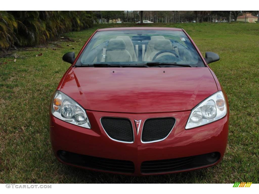 2007 G6 GT Convertible - Crimson Red / Light Taupe photo #5