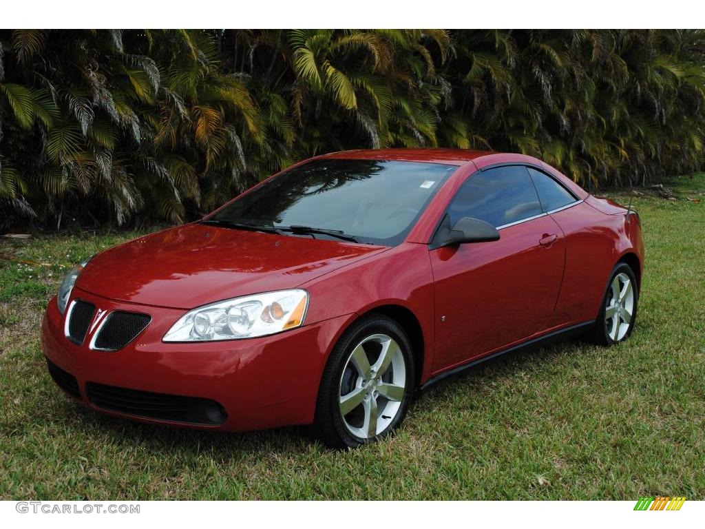 2007 G6 GT Convertible - Crimson Red / Light Taupe photo #9