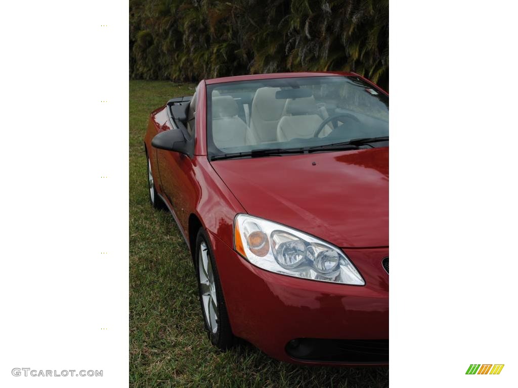 2007 G6 GT Convertible - Crimson Red / Light Taupe photo #12