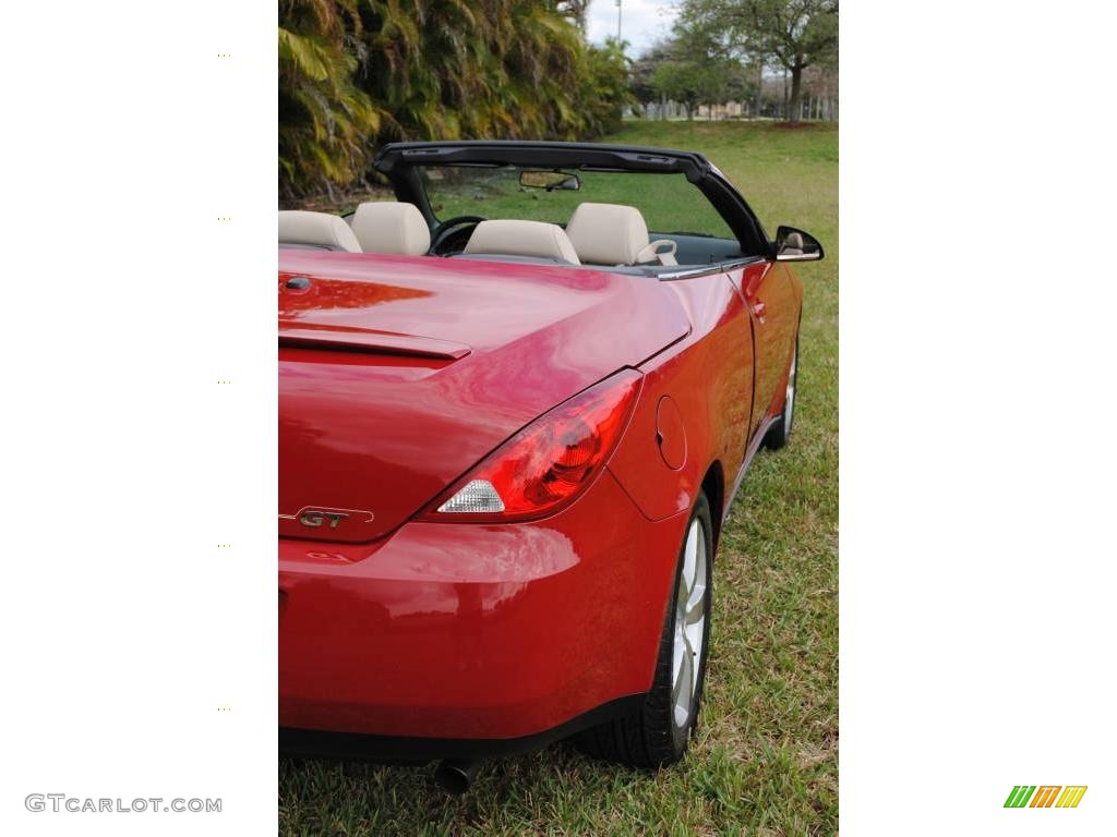 2007 G6 GT Convertible - Crimson Red / Light Taupe photo #14
