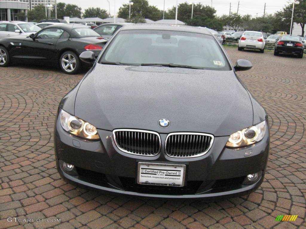 2008 3 Series 328i Coupe - Sparkling Graphite Metallic / Gray photo #2