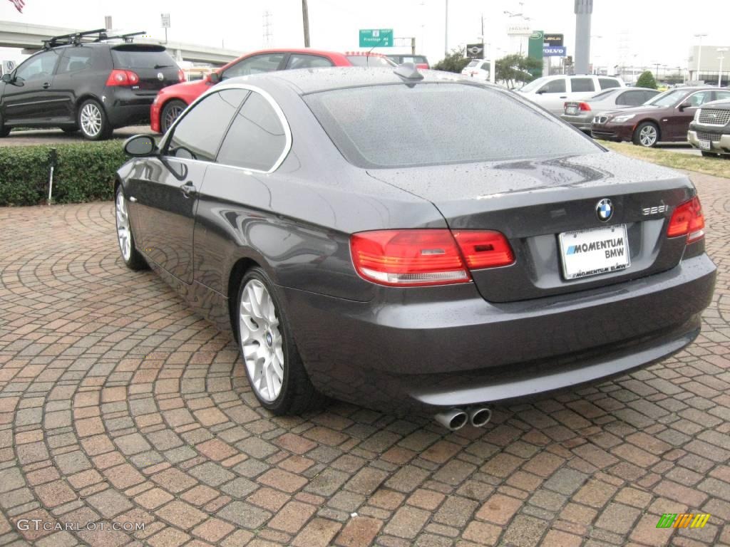 2008 3 Series 328i Coupe - Sparkling Graphite Metallic / Gray photo #5