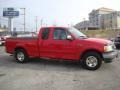 2002 Bright Red Ford F150 XL SuperCab  photo #2