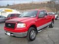 2006 Bright Red Ford F150 XLT SuperCab 4x4  photo #7