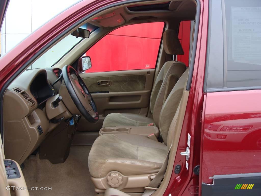 2004 CR-V EX 4WD - Chianti Red Pearl / Saddle photo #10