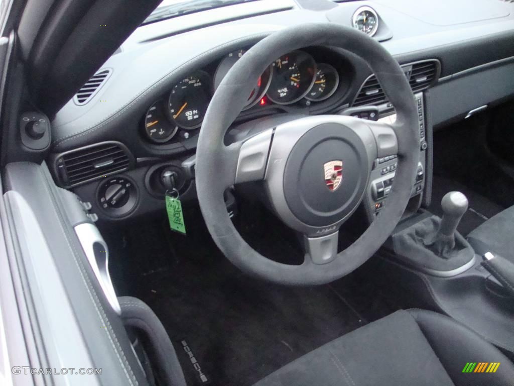 2007 911 GT3 - Meteor Grey Metallic / Black w/Alcantara photo #11