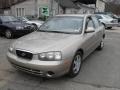 2002 Champagne Beige Hyundai Elantra GLS Sedan  photo #2