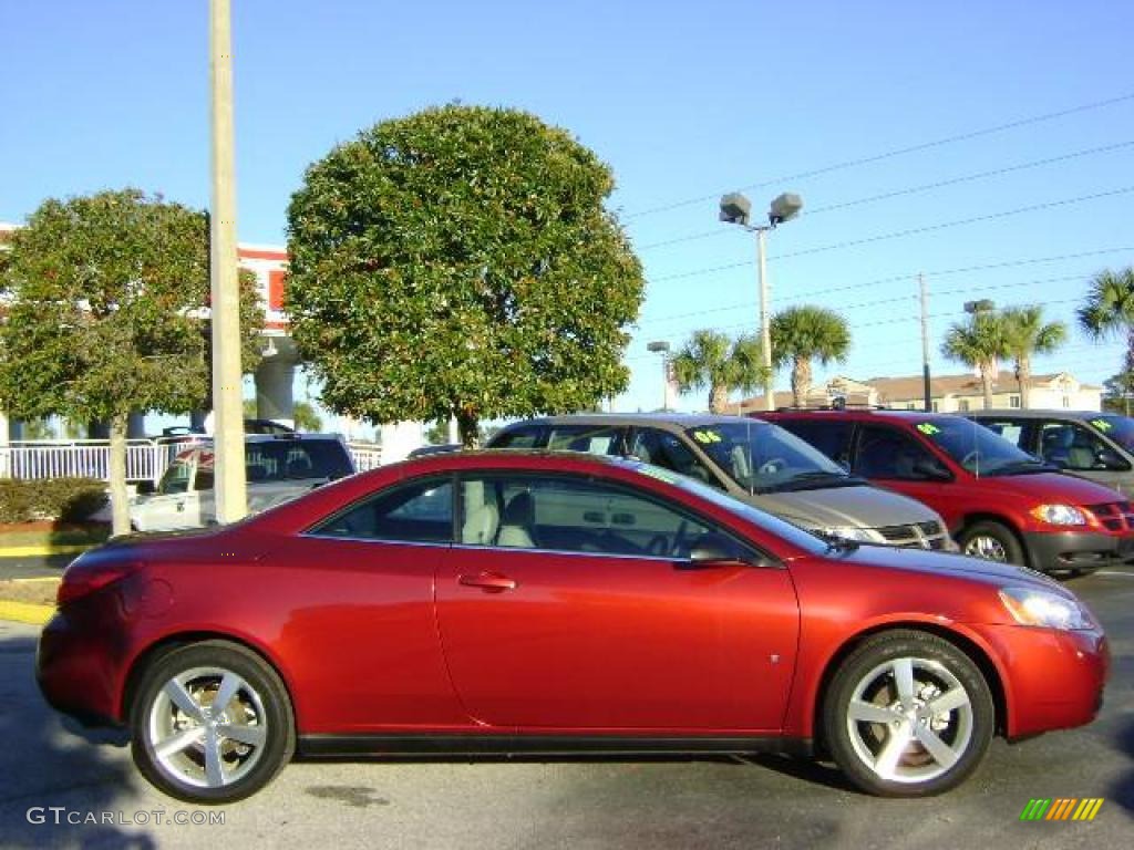 2009 G6 GT Convertible - Performance Red Metallic / Light Taupe photo #5