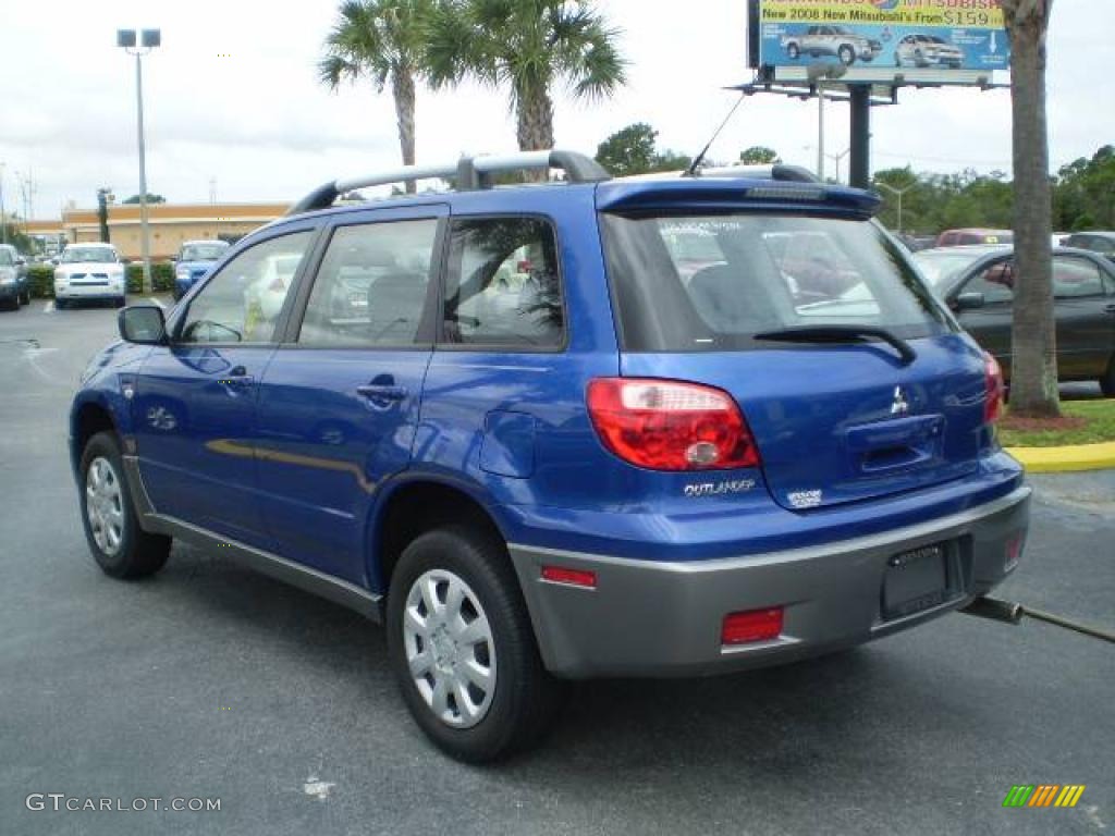2006 Outlander LS - Electric Blue Pearl / Charcoal photo #3