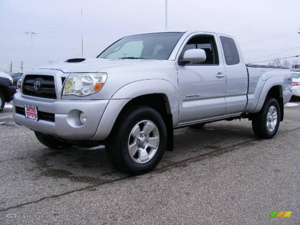 2005 Tacoma PreRunner TRD Access Cab - Silver Streak Mica / Graphite Gray photo #7