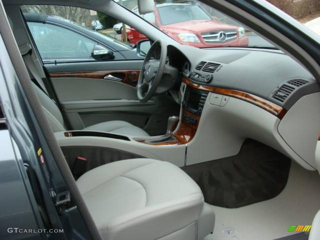2008 E 350 4Matic Sedan - Flint Grey Metallic / Cashmere photo #8