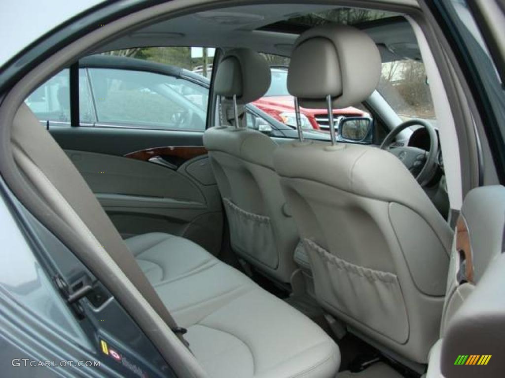 2008 E 350 4Matic Sedan - Flint Grey Metallic / Cashmere photo #12