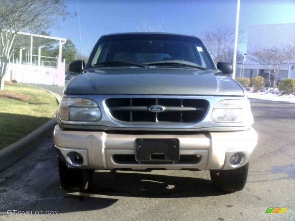 1999 Explorer Eddie Bauer 4x4 - Spruce Green Metallic / Medium Prairie Tan photo #2