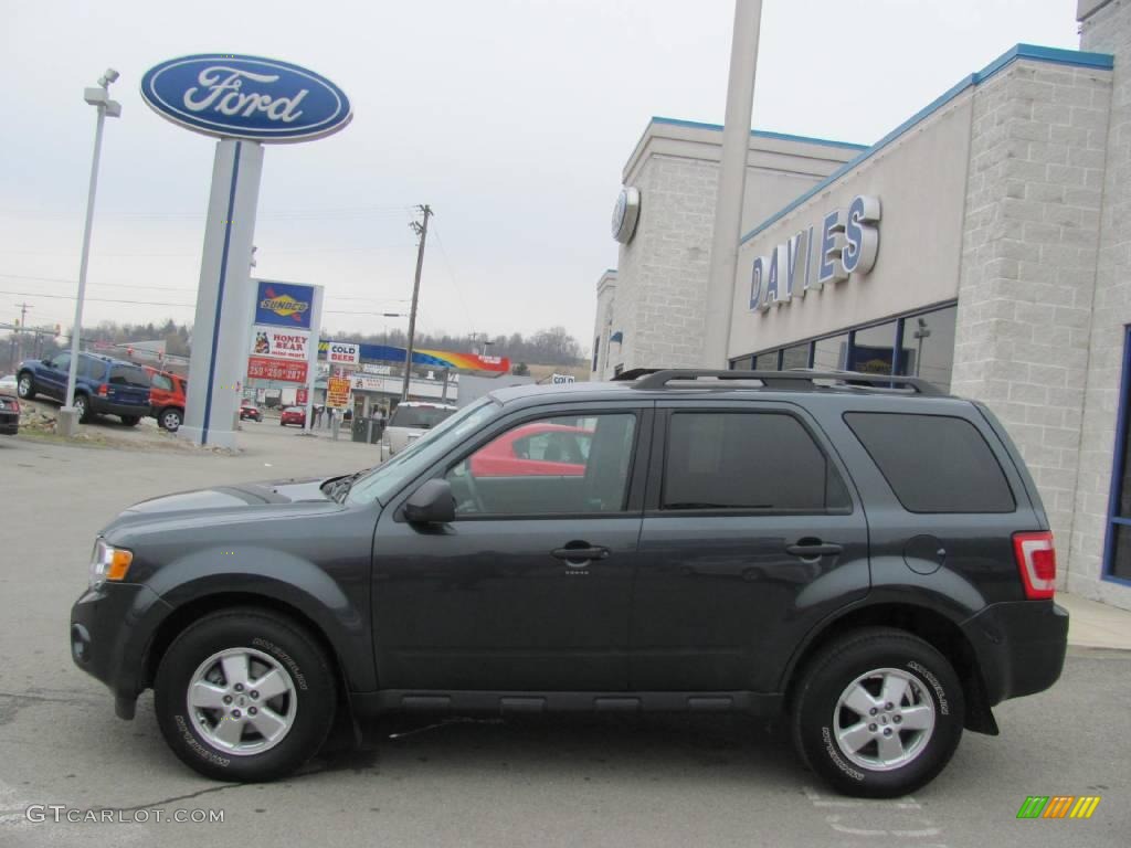 2009 Escape XLT V6 4WD - Black Pearl Slate Metallic / Charcoal photo #2