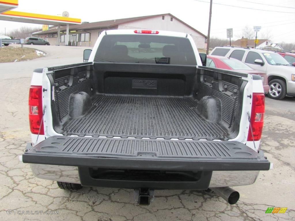 2008 Silverado 3500HD LT Extended Cab 4x4 - Summit White / Ebony photo #4