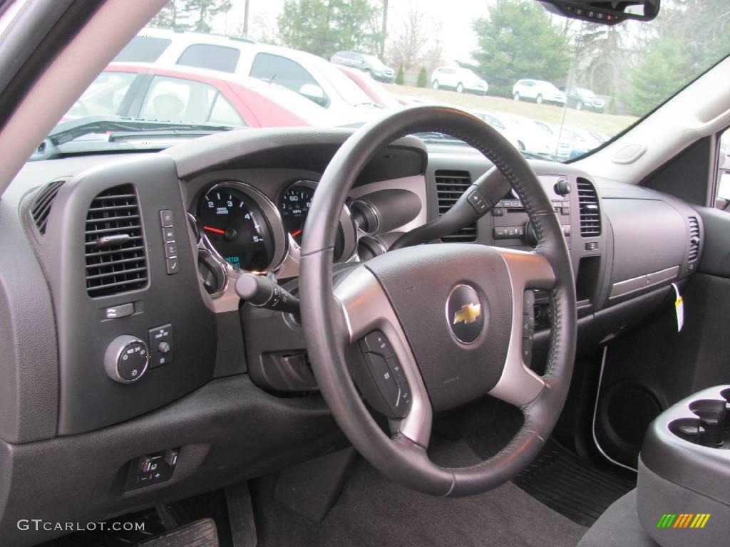 2008 Silverado 3500HD LT Extended Cab 4x4 - Summit White / Ebony photo #9