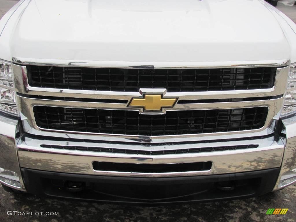 2008 Silverado 3500HD LT Extended Cab 4x4 - Summit White / Ebony photo #19