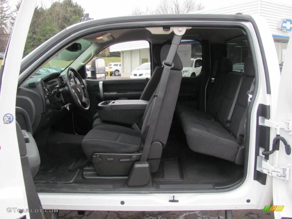 2008 Silverado 3500HD LT Extended Cab 4x4 - Summit White / Ebony photo #23