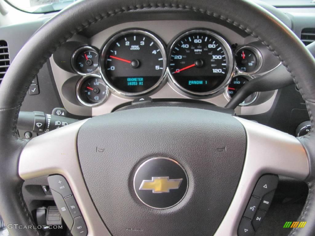2008 Silverado 3500HD LT Extended Cab 4x4 - Summit White / Ebony photo #30