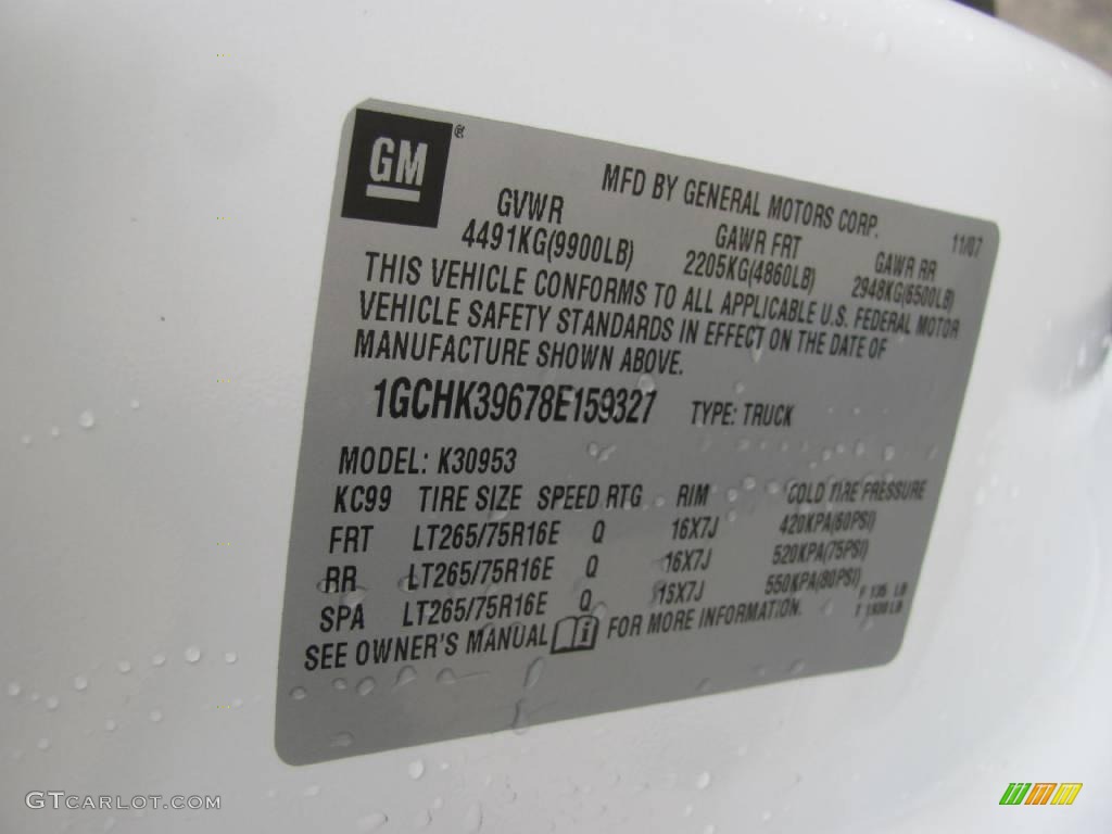 2008 Silverado 3500HD LT Extended Cab 4x4 - Summit White / Ebony photo #41