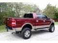 2004 Dark Toreador Red Metallic Ford F150 Lariat SuperCrew 4x4  photo #9