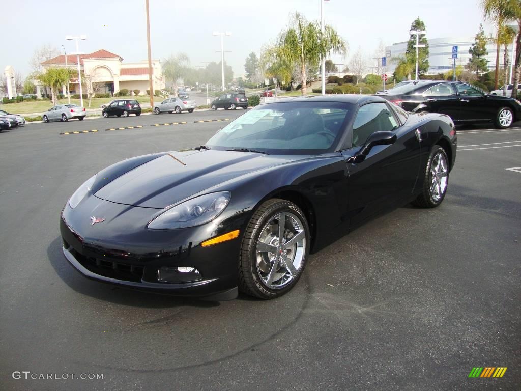 2010 Corvette Coupe - Black / Ebony Black photo #4