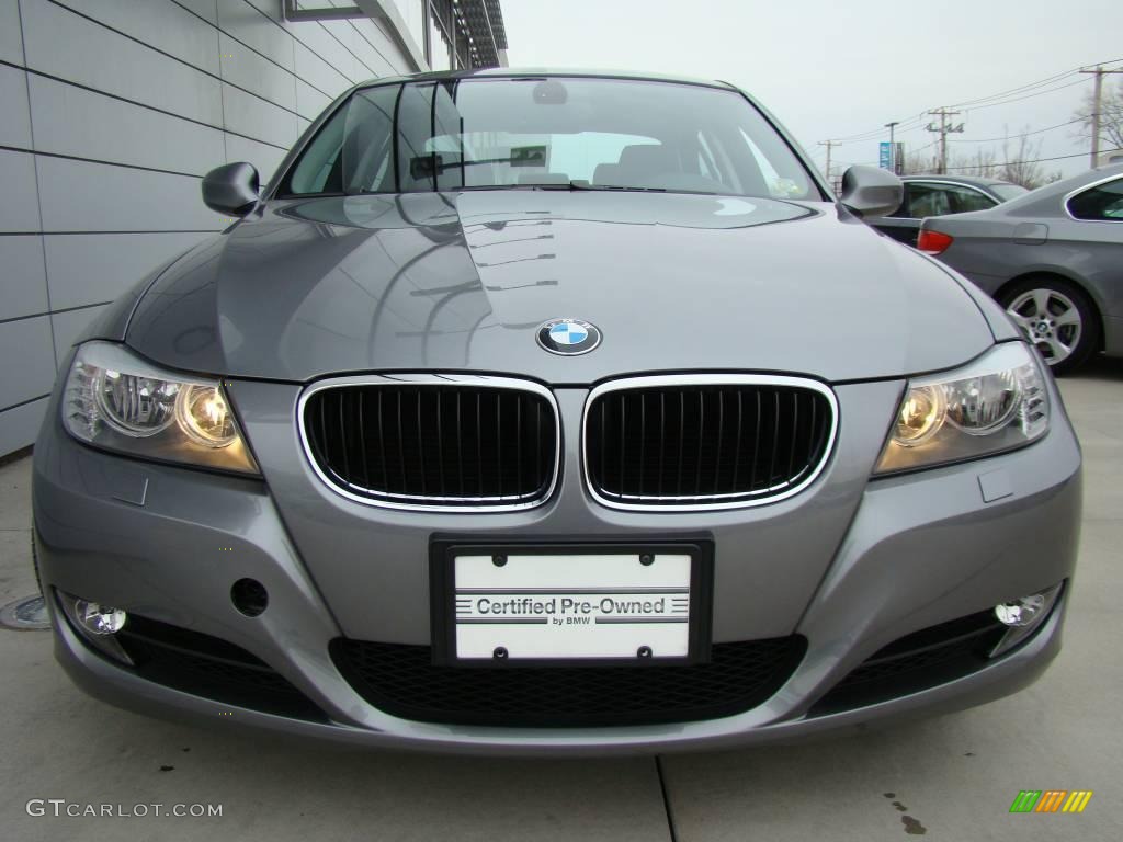 2009 3 Series 328xi Sedan - Space Grey Metallic / Black photo #2