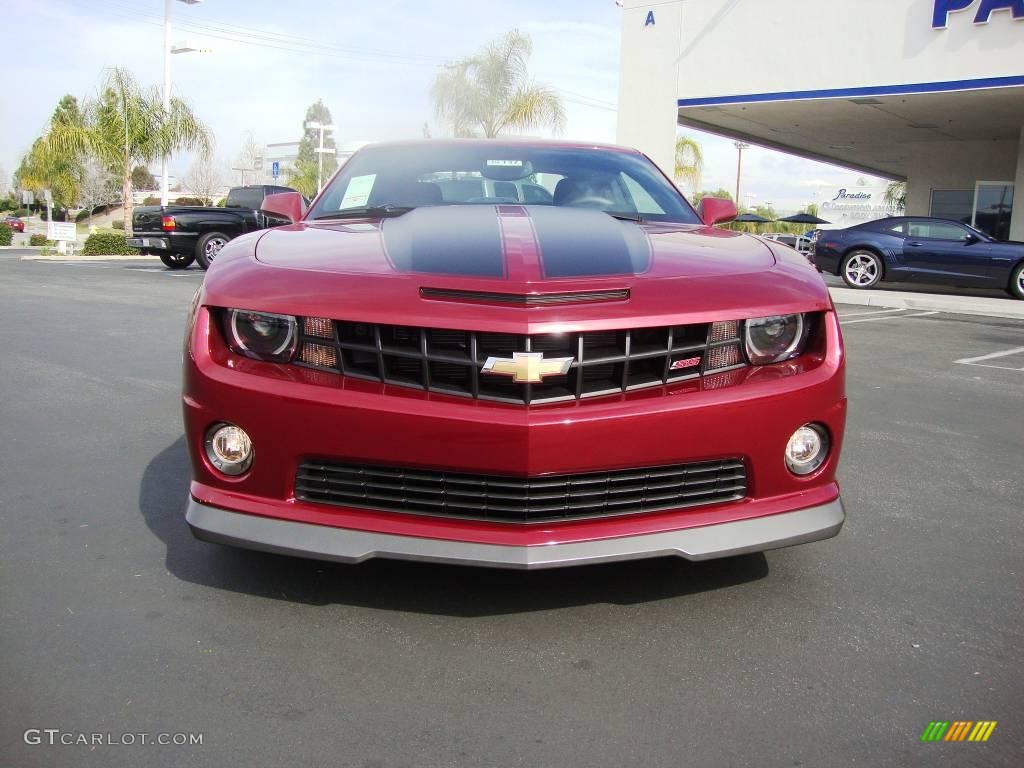 2010 Camaro SS/RS Coupe - Red Jewel Tintcoat / Black photo #3