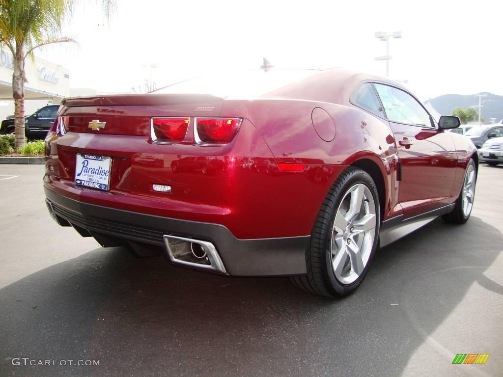 2010 Camaro SS/RS Coupe - Red Jewel Tintcoat / Black photo #6