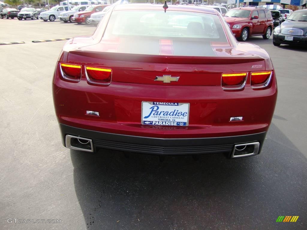 2010 Camaro SS/RS Coupe - Red Jewel Tintcoat / Black photo #7