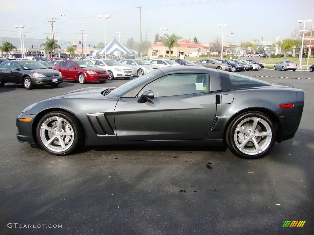 2010 Corvette Grand Sport Coupe - Cyber Gray Metallic / Ebony Black photo #5