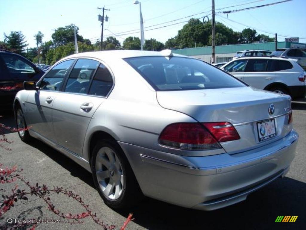 2006 7 Series 750i Sedan - Titanium Silver Metallic / Black/Black photo #4