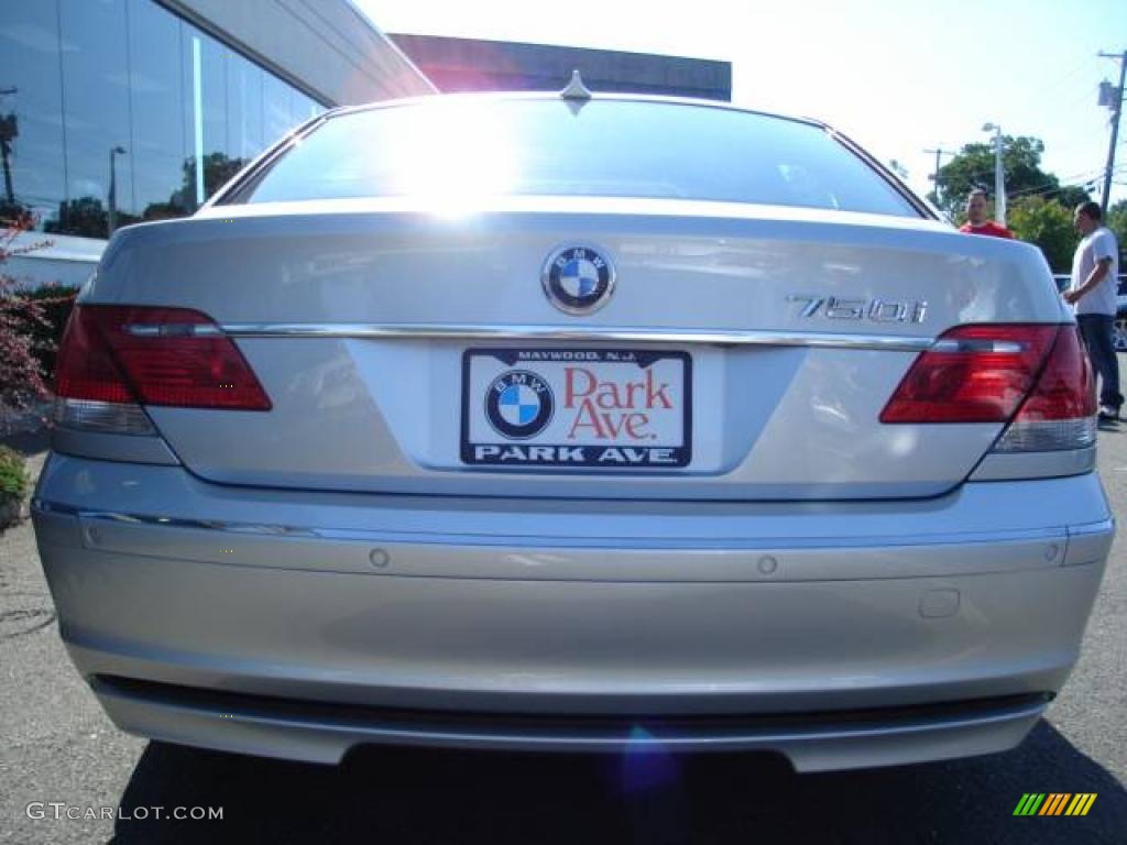 2006 7 Series 750i Sedan - Titanium Silver Metallic / Black/Black photo #5