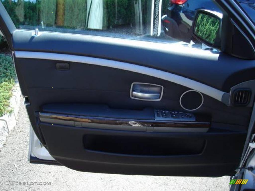 2006 7 Series 750i Sedan - Titanium Silver Metallic / Black/Black photo #7