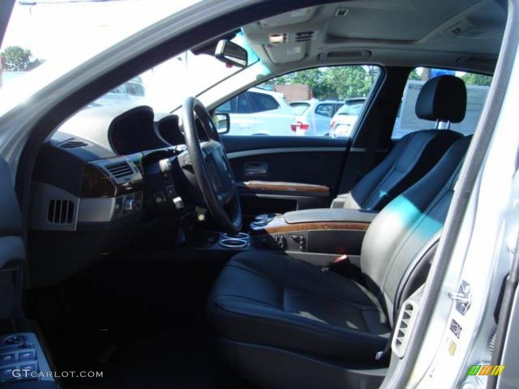 2006 7 Series 750i Sedan - Titanium Silver Metallic / Black/Black photo #8