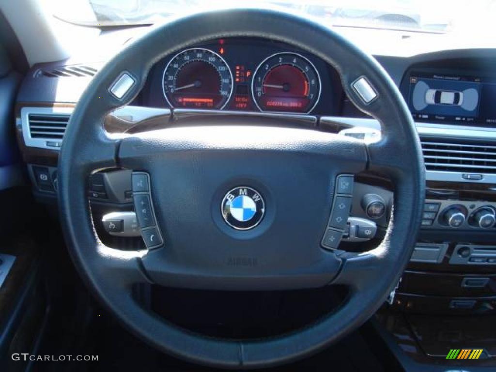 2006 7 Series 750i Sedan - Titanium Silver Metallic / Black/Black photo #12