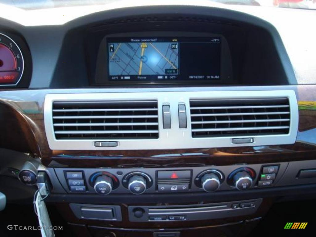 2006 7 Series 750i Sedan - Titanium Silver Metallic / Black/Black photo #14