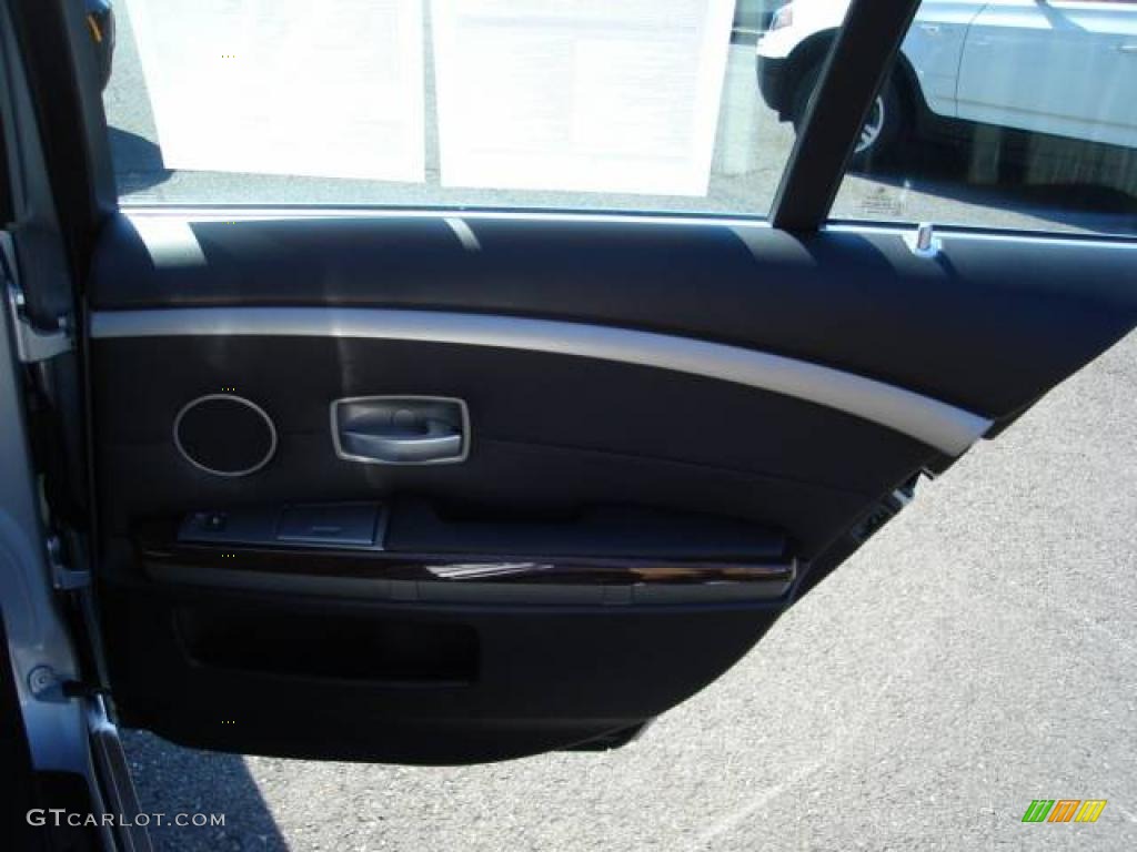 2006 7 Series 750i Sedan - Titanium Silver Metallic / Black/Black photo #20