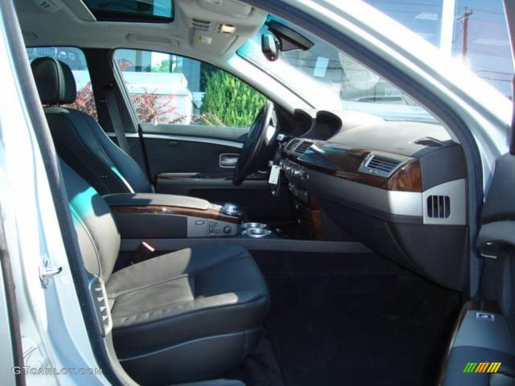 2006 7 Series 750i Sedan - Titanium Silver Metallic / Black/Black photo #23