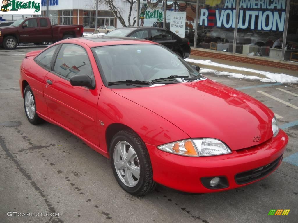 Bright Red Chevrolet Cavalier