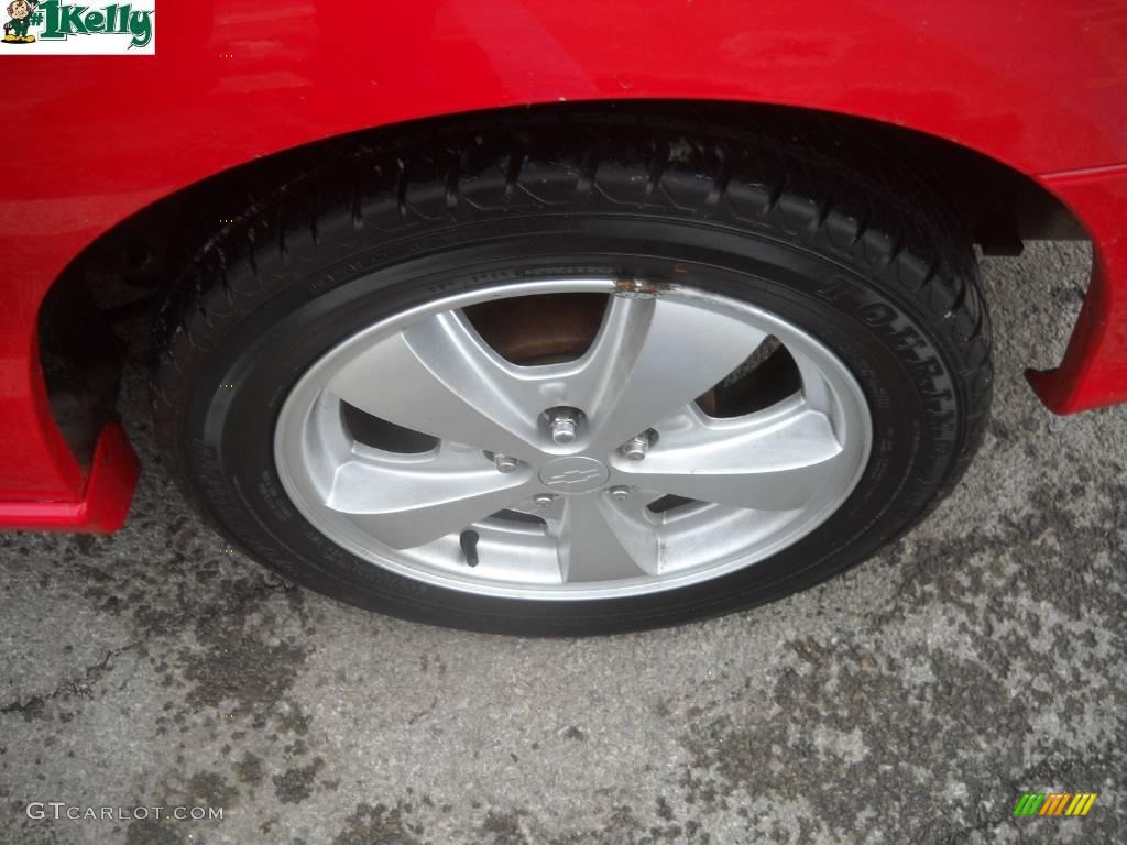 2001 Cavalier Z24 Coupe - Bright Red / Medium Gray photo #14