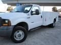 Oxford White - F350 Super Duty XL Regular Cab 4x4 Chassis Photo No. 3