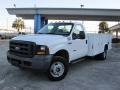 2006 Oxford White Ford F350 Super Duty XL Regular Cab 4x4 Chassis  photo #4