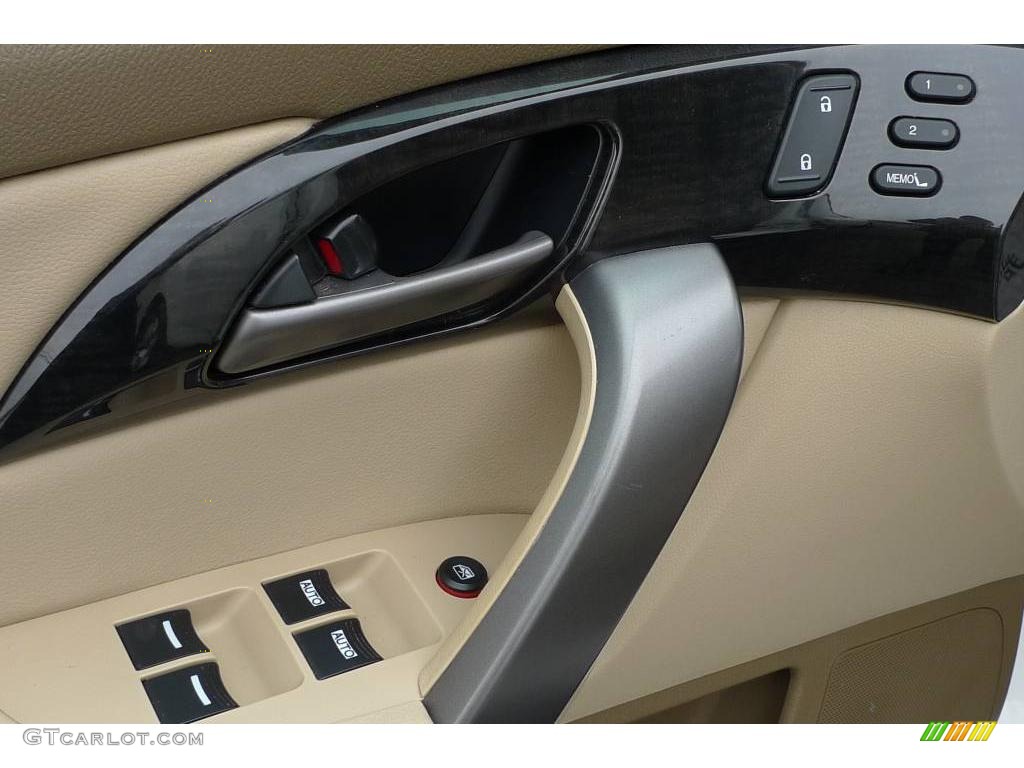 2007 MDX Technology - Aspen White Pearl / Parchment photo #20