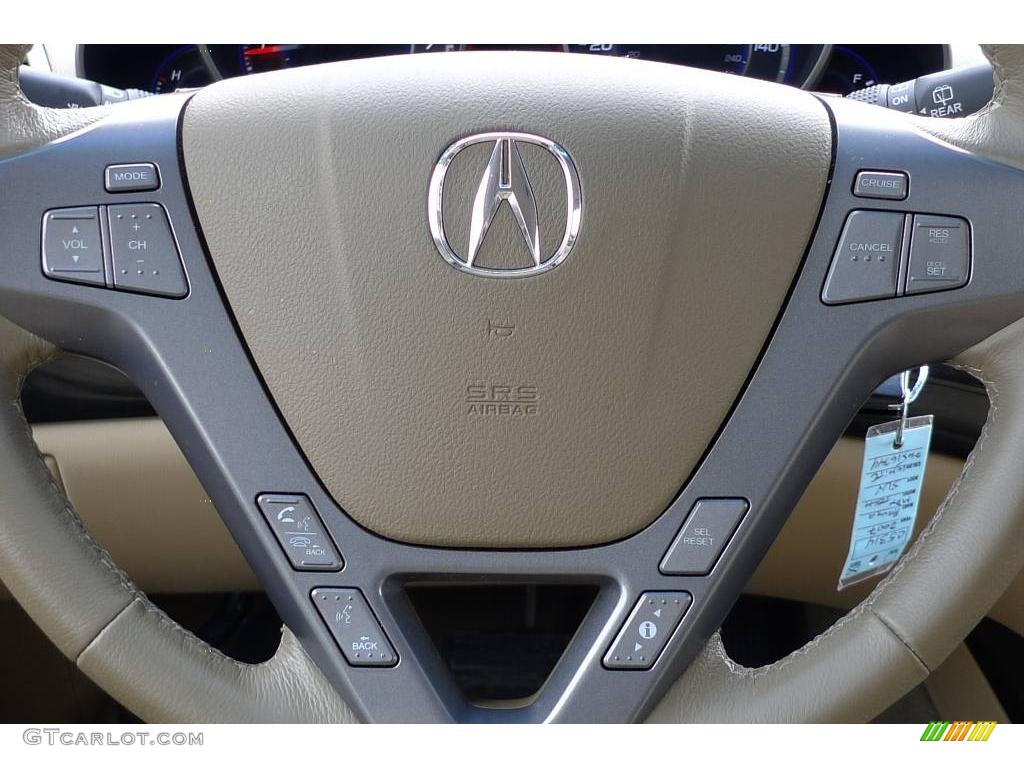 2007 MDX Technology - Aspen White Pearl / Parchment photo #34