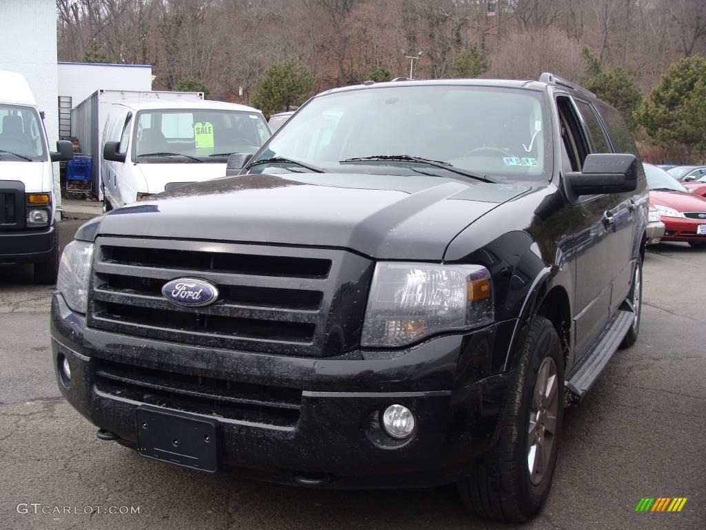 2009 Expedition EL Limited 4x4 - Black / Stone photo #1