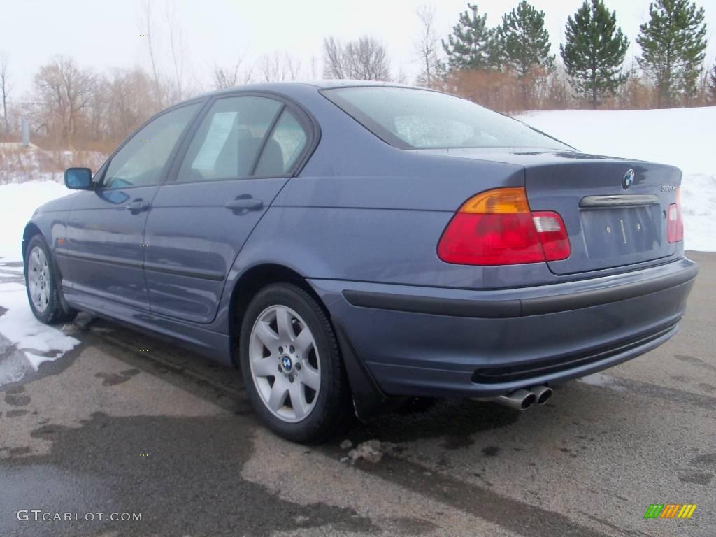 2001 3 Series 325xi Sedan - Steel Blue Metallic / Grey photo #3